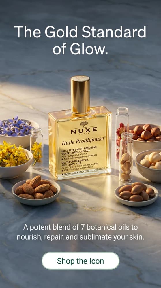 English poster: huile prodigieuse 100ml
