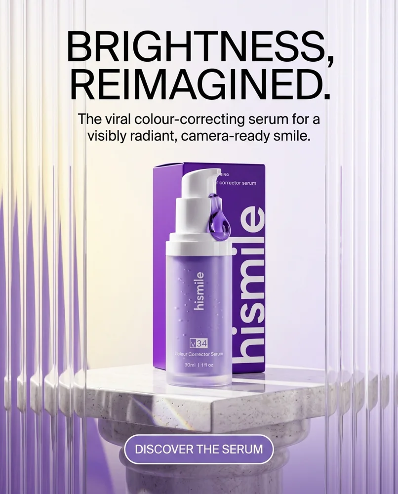 English poster: v34 colour corrector hismile p
